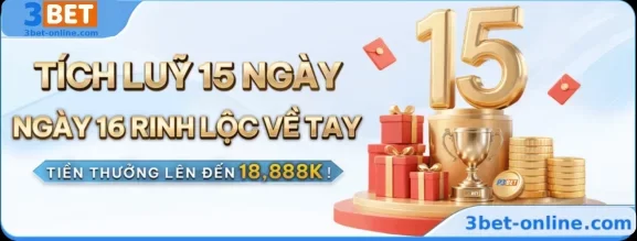 Khuyến Mãi 3BET – Nhận Thưởng Hấp Dẫn Mỗi Ngày
